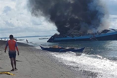 deadliest fire in the philippines|7 die, more than 120 rescued in Philippine ferry fire.